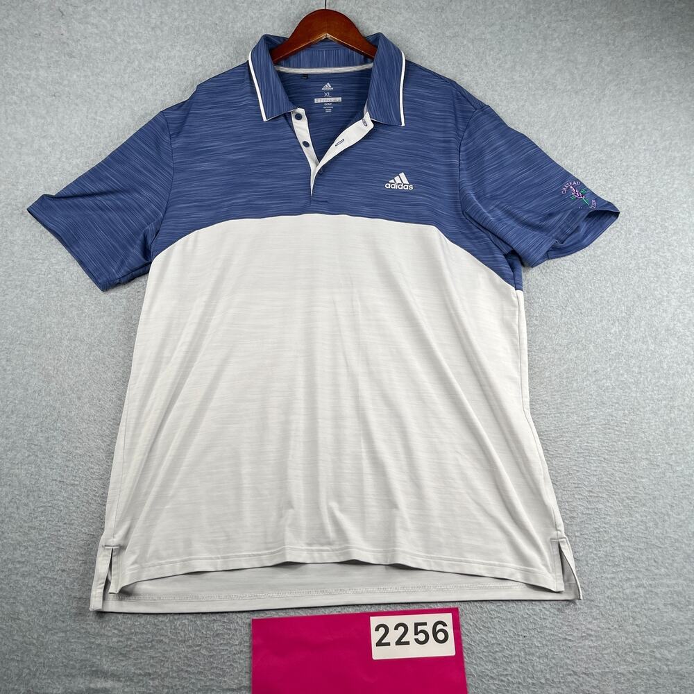 Chateau Whistler Adidas Polo Shirt Performance Gold Stretch Mens XL *SEE